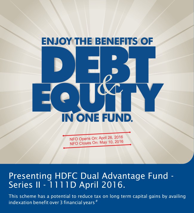 presenting HDFC DUal Advantage Fund - Series II - 1111D April 2016