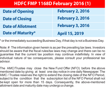 hdfc fmp 1168D February 2015(1) Series 35