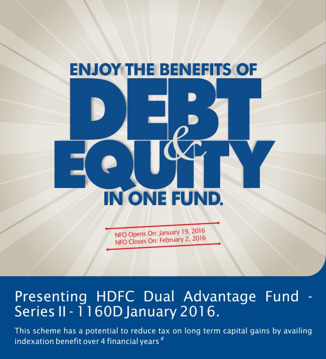 presenting HDFC DUal Advantage Fund - Series II - 1160D January 2016